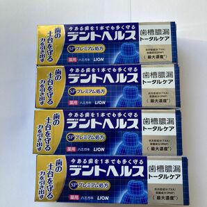 【匿名発送】デントヘルス 薬用ハミガキ SP メディカルハーブミント 90g×4個