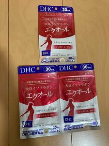 【匿名配送】DHC 大豆イソフラボン エクオール 30粒 × 3個