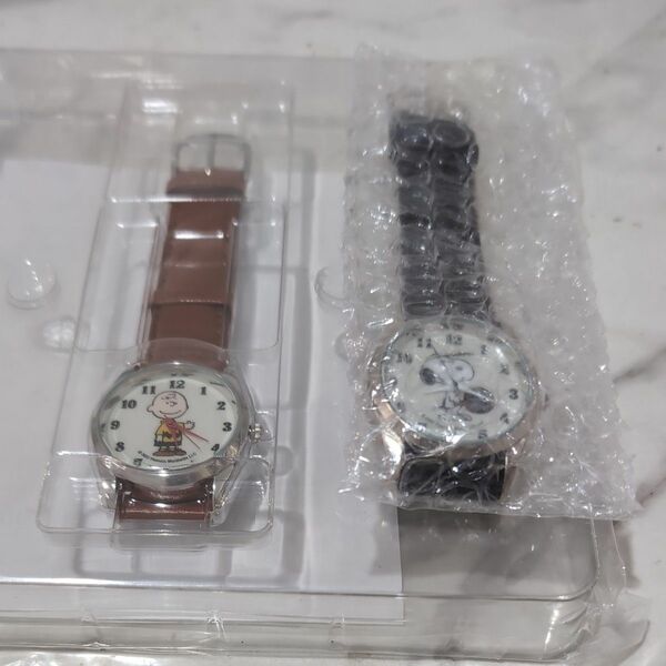 スヌーピー、チャーリーブラウン　腕時計セット　オトナミューズ付録　　長期間保管品