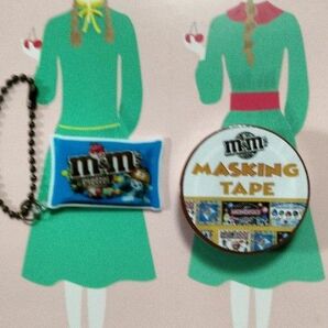 m＆mマスキングテープ、m＆m、アメキャラ、おすそ分けファイル、マスキングテープ