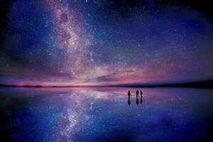 エポック社 1000ピース ジグソーパズル 海外風景 心にのこる輝きの風景 星空のウユニ-ボリビア (50×75cm) 12-50
