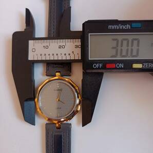 美品 RADO LeSoir メンズ腕時計 灰色文字盤 新品電池 附属品有りの画像9