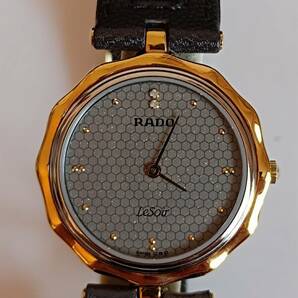 美品 RADO LeSoir メンズ腕時計 灰色文字盤 新品電池 附属品有りの画像2