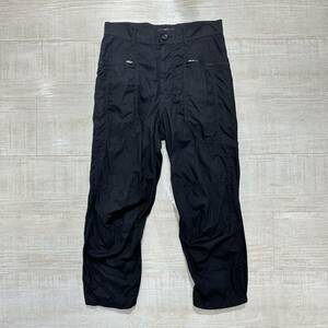 Y's Yohji Yamamoto ワイズ ヨウジヤマモト デザイン ポケット クロップド パンツ MADE IN JAPAN 日本製 BLACK ブラック 系 サイズ 2