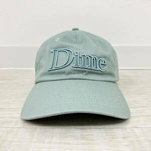 試着程度 Dime ダイム CLASSIC 3D LOGO CAP ウォッシュ加工 クラシック ロゴ 立体的 刺繍 キャップ 帽子 MINT ミント 系 サイズ FREE