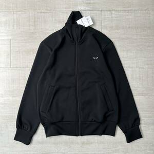 23ss 2023 新品 PLAY COMME des GARCONS プレイ コム デ ギャルソン ハート ロゴ バック プリント ジップ ジャージ BLACK ブラック size L