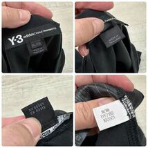 Y-3 adidas ワイスリー アディダス Yohji Yamamoto ワイズ ヨウジヤマモト NEW CLASSIC CREW TEE 袖 ロゴ クラシック Tシャツ サイズ XL_画像10