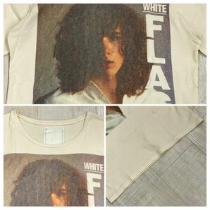 FACTOTUM Photo T-shirt SET ファクトタム フォト WHITE FLAG TEE Tシャツ カットソー 2枚 セット MADE IN JAPAN 日本製 SIZE 48の画像8