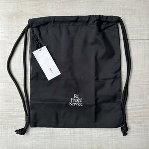 新品 FreshService フレッシュサービス SAUNA KNAPSACK サウナ ナップサック ReFresh!Service リフレッシュサービス BLACK FSW-23-AC_149