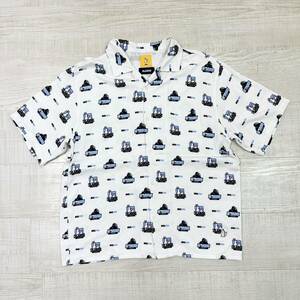 XLARGE × FR2 Icon Pattern S/S Shirt エクストララージ エフアールツー アイコン パターン オープンカラー 半袖 シャツ 開襟 サイズ L