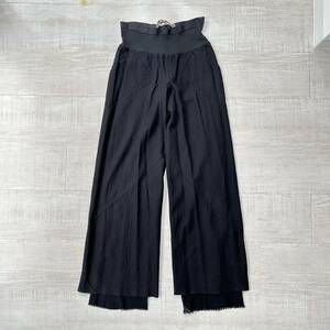 05aw 2005 Rick Owens リックオウエンス レイヤード フレア パンツ Lady's レディース BLACK ブラック サイズ ITA 33 GB 6 DE 34 USA 4