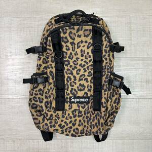 20aw 2020 Supreme シュプリーム Leopard Backpack レオパード バックパック リュック BAG コーデュラ CORDURA ヒョウ柄