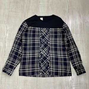 N.HOOLYWOOD Shirt × knit Docking Cutsaw エヌハリウッド Nハリ シャツ ニット ドッキング カットソー ミスハリ 日本製 サイズ 38