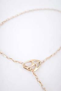 14k STRONG LOTUS SILVER NECKLACE GOLD OUR's SULLEN TOKYO