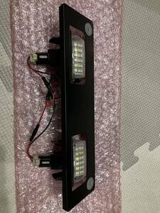 日産 スカイライン R34系2灯式LED ナンバー灯 交換式 ライセンス ランプ イーネクト製　HR34 ER34 BNR34 2ドア　4ドア