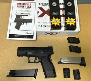 【訳あり】Air Venturi SPRINGFIELD ARMORY スプリングフィールドアーモリー XDM 3.8 コンパクト ブラック ガスガン WE CO2マガジン