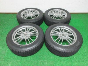 AD783【送料無料 在庫処分】225/60R18 超溝高 ブリヂストン スタッドレス ★最新★ DM V3 ♪ アルミ ホイールセット 4本 激安 X-TRAIL 等に