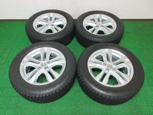 AD667【送料無料 在庫処分!!】225/60R17 超溝高 ブリヂストン スタッドレス ★最新★ DM V3 ♪ ホイールセット 4本 日産 X-TRAIL 純正 激安