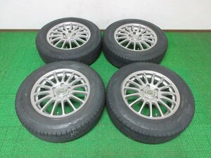 AL877【送料無料】215/65R16 超溝高 ダンロップ 夏タイヤ GRANDTREK PT3 高年式 ホイールセット 4本 激安 エクストレイル プレサージュ 等