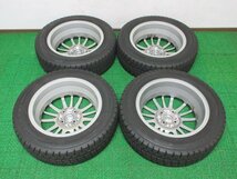 AT745【送料無料】175/65R15 超溝高 9分山 スタッドレス WINTERMAXX WM02 ♪ 21年製 ホイールセット 4本 激安 アクア ヴィッツ フィット 等_画像10