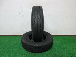 M257【送料無料 SALE品】185/80R14 102/100 ★ 8PR ★ 超溝高 8.5分山 ダンロップ 夏タイヤ SP175 2020年製 2本 激安 小型 トラック 商用車