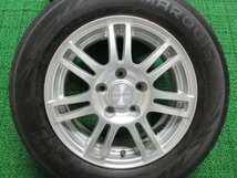 AM060【送料無料 SALE品】195/65R15 超溝高 8.5分山 夏タイヤ 高年式 ホイールセット 4本 激安 セレナ クラウン シビック ストリーム 等に_画像6