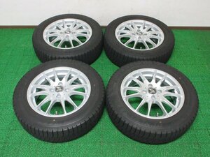 AT877【送料無料 SALE品】175/65R15 超溝高 8~8.5分山 スタッドレス ★最新★ WINTERMAXX 03 ♪ 20年製 ホイールセット 4本 激安 ヴィッツ