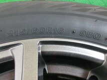 AL707【送料無料 在庫処分】215/60R16 超溝高 8~8.5分山 ブリヂストン スタッドレス VRX2 ♪ ホイールセット 4本 激安 オデッセイ クラウン_画像6