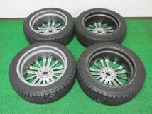 AL615【送料無料 在庫処分】205/50R17 超溝高 8.5分山 スタッドレス WINTERMAXX WM02 アルミ ホイールセット 4本 スバル インプレッサ 純正_画像10