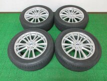 AD899【送料無料 SALE品】205/55R16 超溝高 8.5分山 夏タイヤ 21年製 アルミ ホイールセット 4本 スバル インプレッサ 純正 激安 レガシィ_画像1