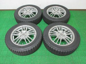 AT927【送料無料】175/65R15 超溝高 8.5~9分山 スタッドレス WINTERMAXX WM02 ♪ 2021年製 ホイールセット 4本 激安 フィット ヴィッツ 等