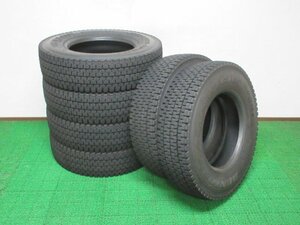 Y736【送料無料】225/80R17.5 123/122 超溝高 9分山 スタッドレス DECTES SP001 2023年製 6本 激安 中型 4トン トラック キャンター エルフ