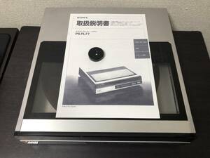 ソニー SONY PS-FL77 レコードプレーヤー 取扱説明書 完動品