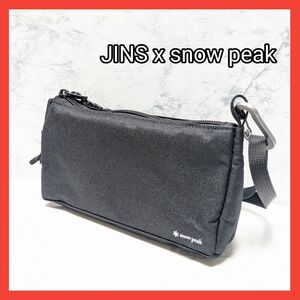 非売品【新品】snowpeak × JINS コラボ サコッシュ　スノーピーク　サコッシュ　ジンズ　限定　
