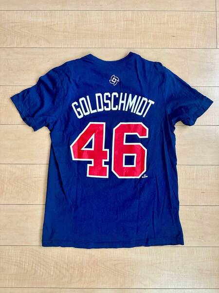 ■ WBC 2023 MLB公式 チームUSA Tシャツ 46 ポール ゴールドシュミット カージナルス NIKE Mサイズ 送料無料