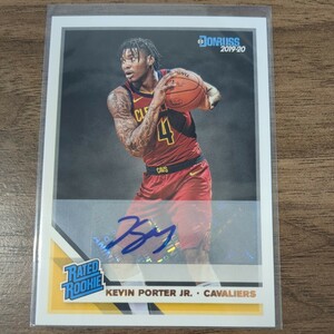 2019-20 Panini Donruss Kevin Porter Jr Auto RC Rated Rookie