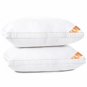 2 piece set pillow ... hotel specification height repulsion pillow width direction correspondence circle wash possibility solid structure white ( length 63cm* width 43cm height 20cm)