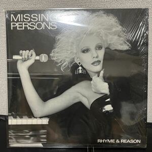 US シュリンク付 MISSING PERSONS / RHYME & REASON cr830gr102405