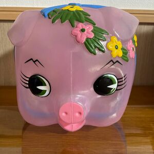 ブタさん　貯金箱豚の貯金箱 ピンクの豚さん 大きな貯金箱 