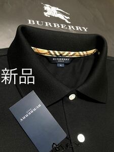 新品 L【日本製】バーバリーゴルフ メンズ ポロシャツ 