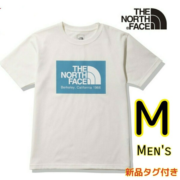 【新品・即決・送料無料】ノースフェイス 半袖Tシャツ カリフォルニアロゴT M ガーデニアホワイト The North Face