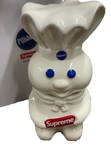 2022AW■新品■Supremeシュプリーム■Doughboy Cookie Jarドゥボーイ クッキー ジャー/White/ホワイト/秋冬/クッキーケース/陶器■22FW