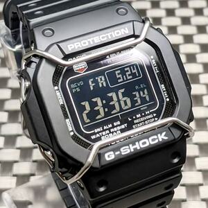 G-SHOCK GW-M5610 [電波ソーラー マルチバンド6] + ショックバンパー & メタル遊環付き (送料:230円〜) 