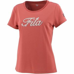 FILA フィラ テニスウェア グラフィックTシャツ Lサイズ 美品 オレンジ