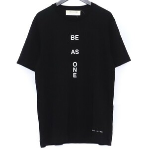 1017 ALYX 9SM BE AS ONE SS TEE Lサイズ ブラック アリクス ビーアズワンTシャツ 半袖カットソー