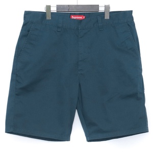 SUPREME Chino Short サイズ34 ブルー シュプリーム チノショートパンツ ショーツ ハーフ