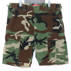 SUPREME wark short camo サイズ34 カーキ シュプリーム ワークショートパンツ カモフラ ショーツ ハーフ