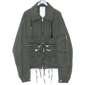 TATRAS × RIOT HILL ユーティリティカーゴジャケット サイズ3 カーキ MTRH20A4686-L タトラス ライオットヒル UTILITY CARGO JACKET