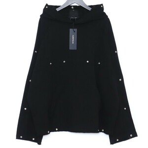 未使用 ALMOSTBLACK ボタンアジャストプルオーバーパーカー 2 AMB-CS01 オールモストブラック Dot Button Adjustment Sweat Parker