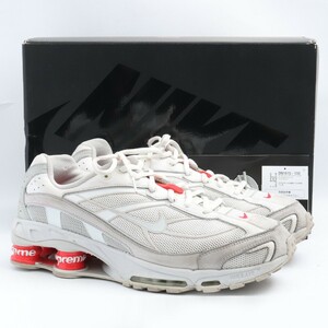 28.5cm NIKE × SUPREME Shox Ride 2 White/Grey Fog-Flat Platinum DN1615-100 ナイキ シュプリーム ショックス ライド コラボ スニーカー